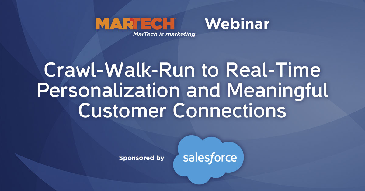 Webinar: Crawl-Walk-Run to Real-Time Personalization by Third Door Media