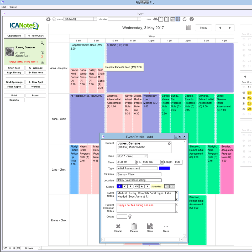 Webinar: Using The Calendar by ICANotes