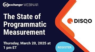 Webinar: The State of Programmatic Measurement by AdExchanger Webinars