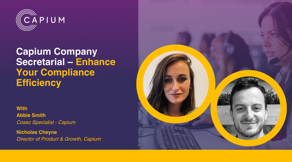 Webinar: Capium Company Secretarial – Enhance Your Compliance ...