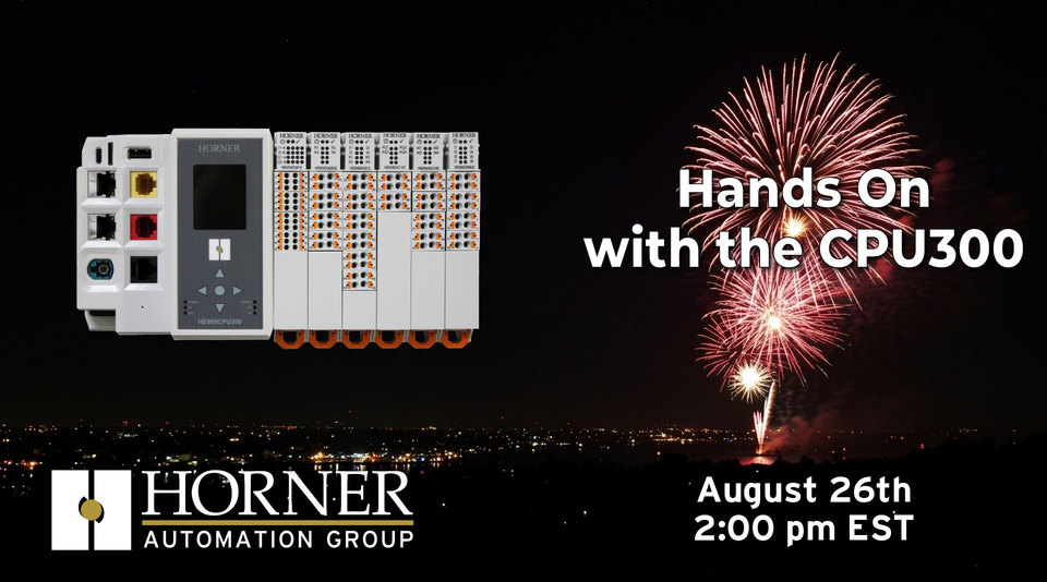 Webinar: Hands-On with the CPU300 by Horner Automation