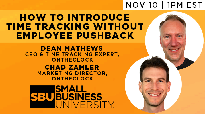 Webinar: How to Introduce Time Tracking Without Employee Pushback by ...
