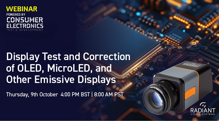 Webinar: Display Test and Correction of OLED, MicroLED, and Other ...