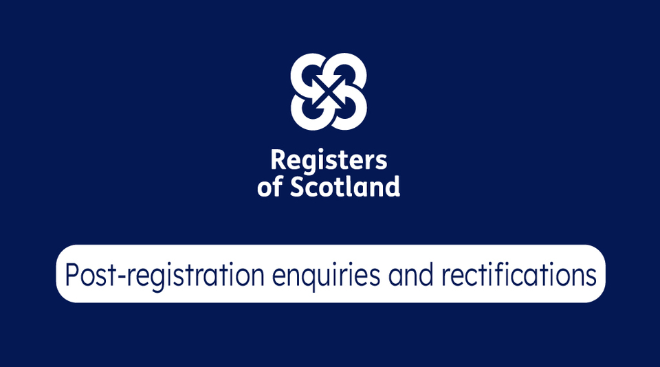 Webinar: Post-registration enquiries and Rectifications by Registers of ...