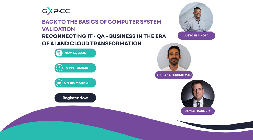Webinar: Back to the Basics of Computer System Validation ...