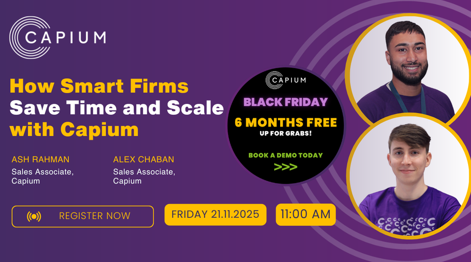 Webinar: How Smart Firms Save Time and Scale with Capium by Capium