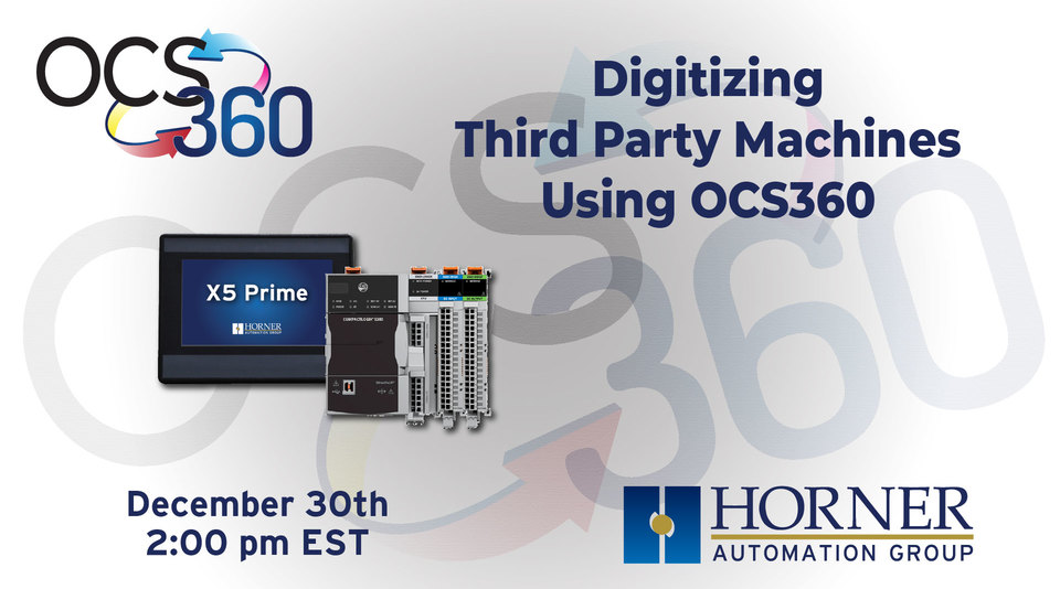 Webinar: Digitizing Third Party Machines Using OCS360 by Horner Automation