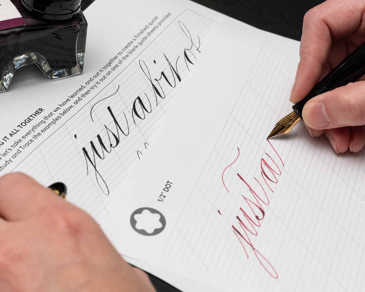 Shaded Spencerian (Flexible Nib), Part 2 - Extended Letters & Spacing 