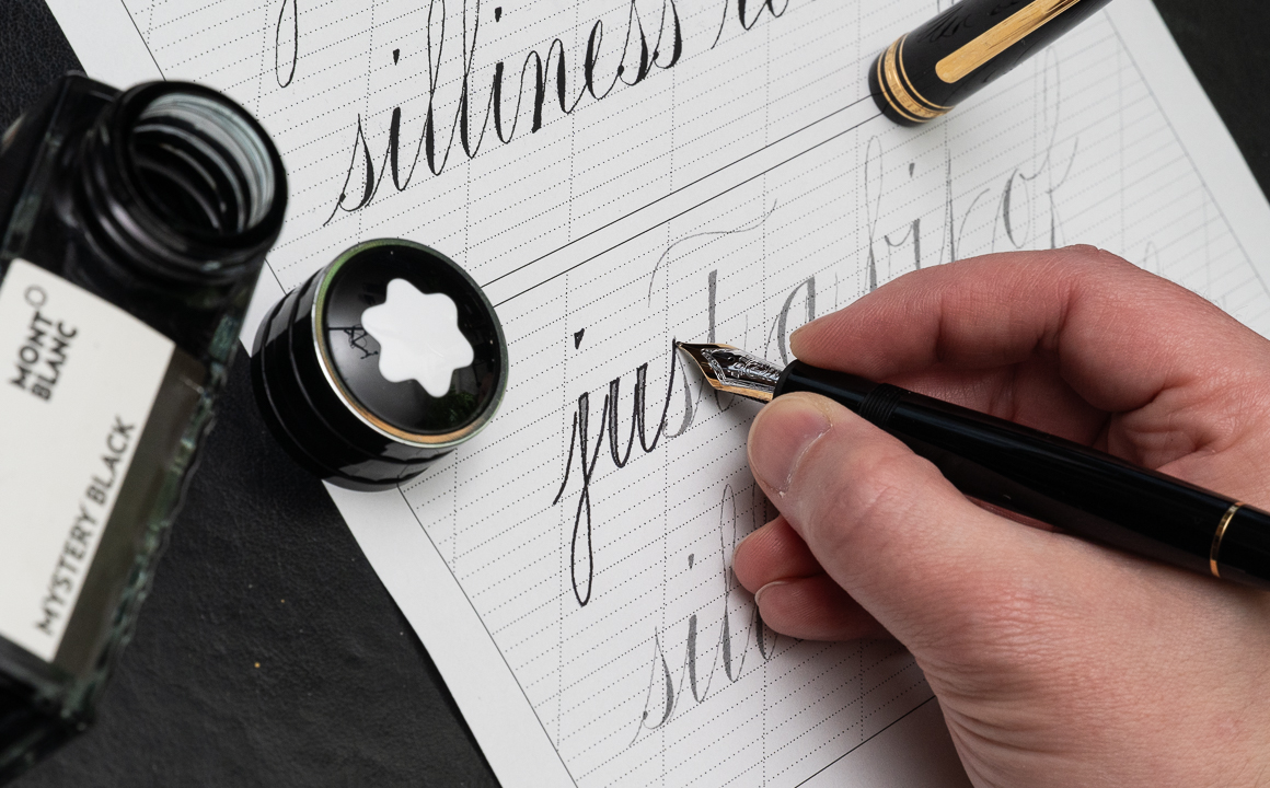 Shaded Spencerian (Monoline), Part 2 - Extended Letters & Spacing