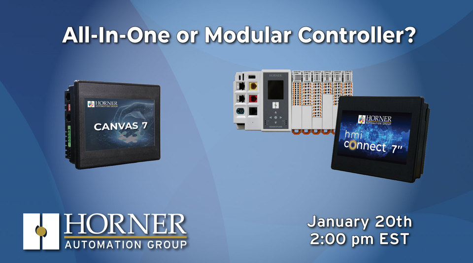 Webinar: All-In-One or Modular Controller by Horner Automation