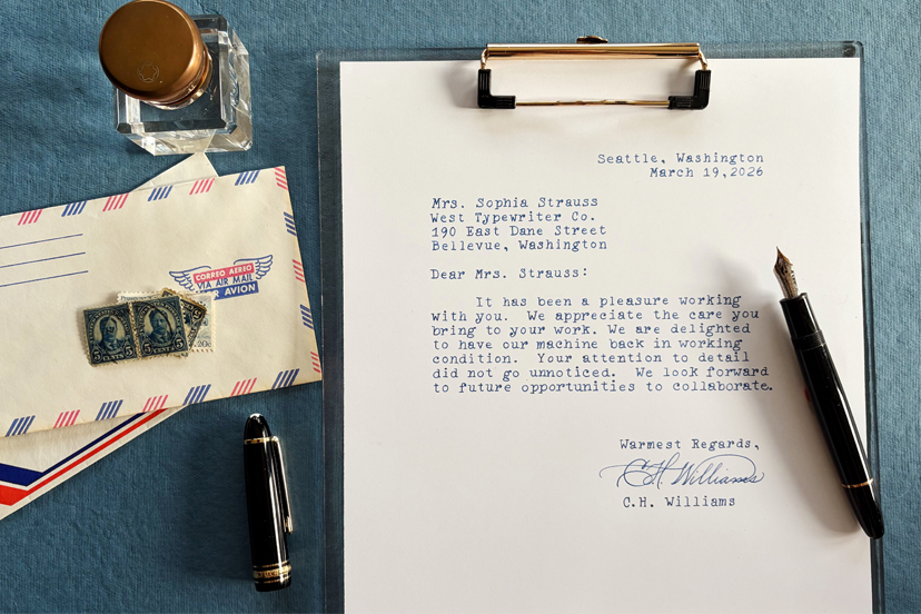 Handwritten Typewriter Script, Part 1 - An Introduction