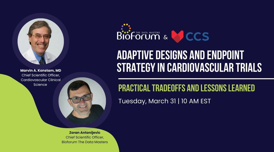 Webinar: Adaptive Designs and Endpoint Strategy in Cardiovascular ...