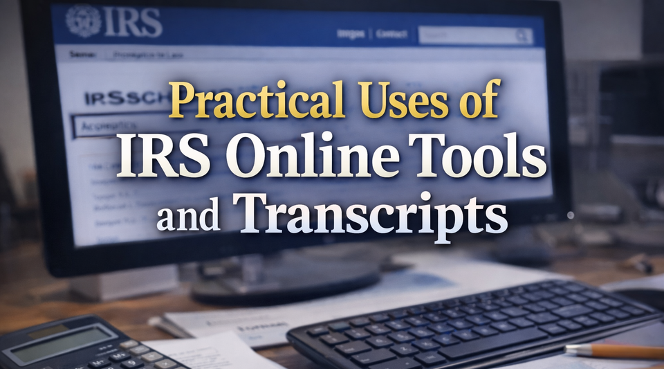 Webinar: Practical Uses of IRS Online Tools and Transcripts by Tax ...