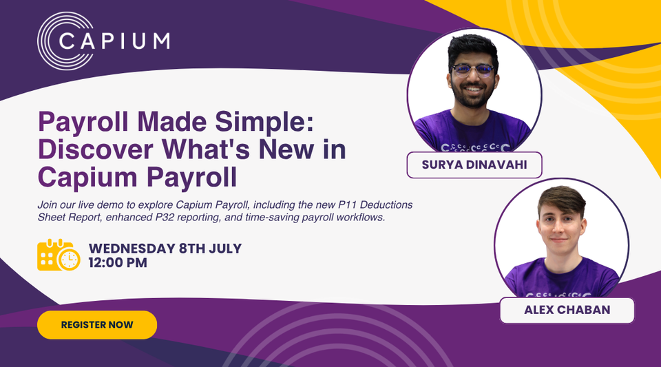 Webinar: Payroll Made Simple: Discover What's New in Capium Payroll by ...