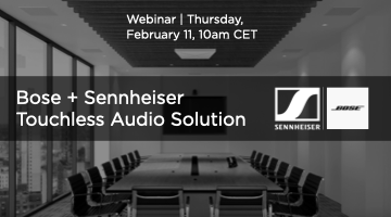 Webinar: Bose + Sennheiser Touchless Audio Solution by Bose ...