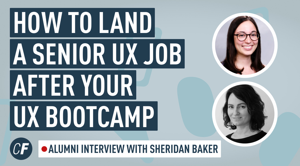 Webinar How to Land a Senior UX Job After a UX Bootcamp by CareerFoundry