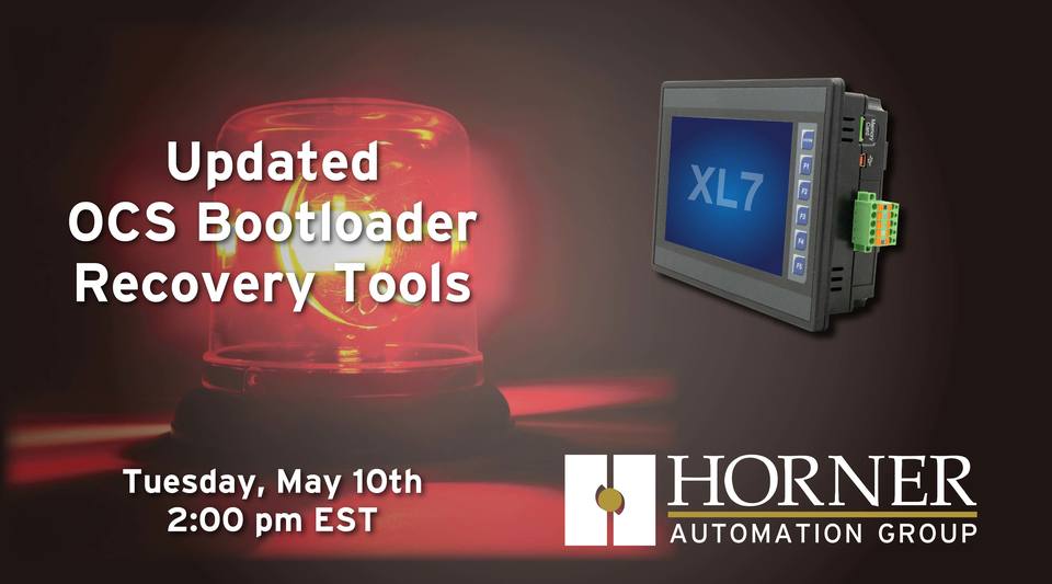 Webinar: Updated OCS Bootloader Recovery Tools by Horner Automation