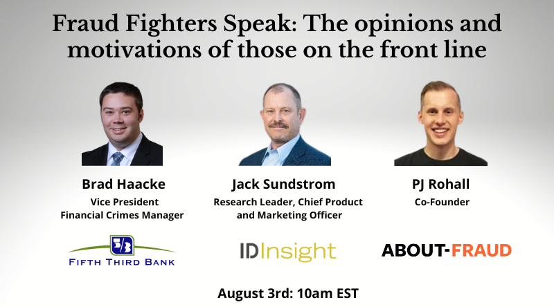 Webinar: Fraud Fighters Speak: The opinions and motivations of those on ...