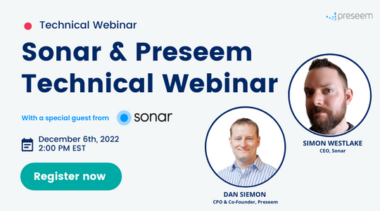 Webinar: Sonar & Preseem Technical Webinar by Preseem
