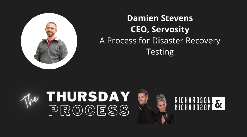 inar Servosity A Process For Disaster Recovery Testing by The Thursday Process