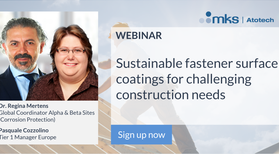 inar Sustainable fastener surface coatings for challenging