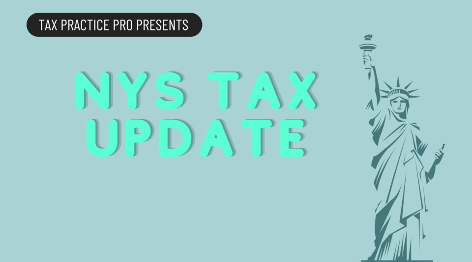 Webinar: NYS Tax Update for 2023 (NO CE) by Tax Practice Pro