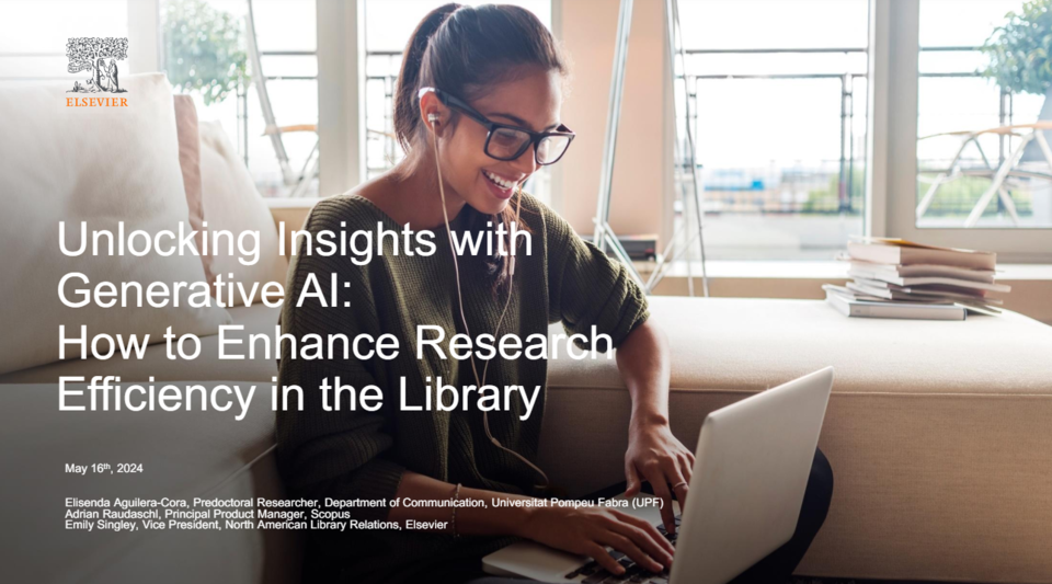 Webinar: Unlocking Insights with Generative AI: How to Enhance Research ...