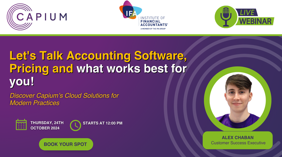 Webinar: IFA & Capium Webinar: Let's Talk Accounting Software, Pricing ...