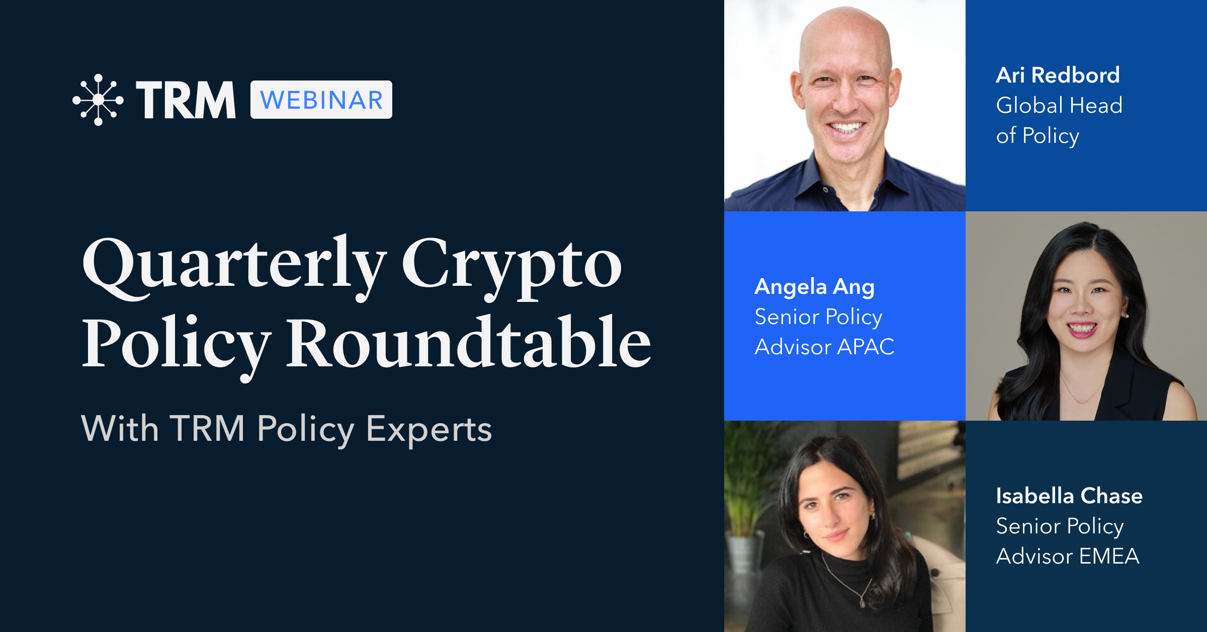 Webinar: Quarterly Policy Webinar - Q1 2025 APAC by TRM Labs