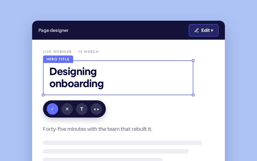  Inline Page Editing
