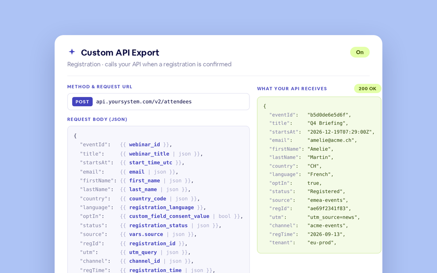 Export to Any System