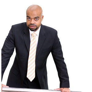 Webinar hosting presenter L. David Harris