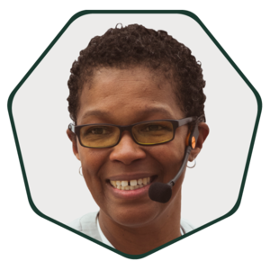 Webinar hosting presenter Rev. angel Kyodo williams