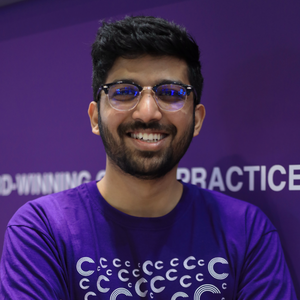 Webinar hosting presenter Surya Dinavahi