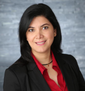 Webinar hosting presenter Dr. Elham Abdollahi Mirzanagh