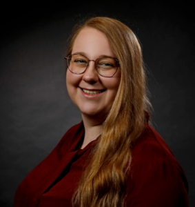 Webinar hosting presenter Franziska Hartmann