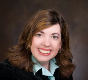 Webinar hosting presenter Maria Gallagher