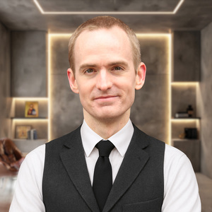 Webinar hosting presenter Matthew Schmidt