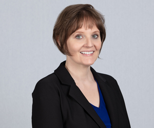 Webinar hosting presenter Bri VanTil