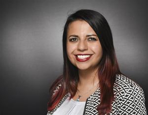 Webinar hosting presenter Angela Andrea Castro