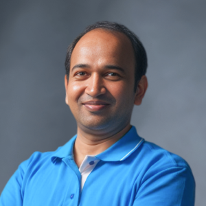 Webinar hosting presenter Sarvesh Agarwal