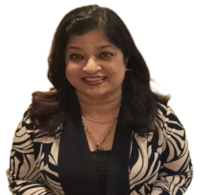 Webinar hosting presenter Ritu A T.