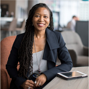 Webinar hosting presenter Marilyn Devonish