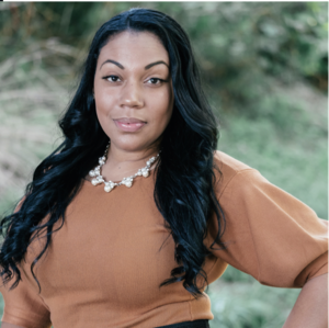 Webinar hosting presenter Nashely Virgil