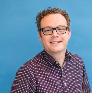 Webinar hosting presenter Nick Steggink